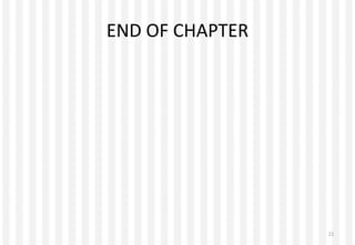 END OF CHAPTER
21
 