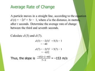 Topic 5 Average and inst rate of change.ppt