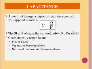 Topic 5 Capacitance and Capacitor in Physics | PPTX