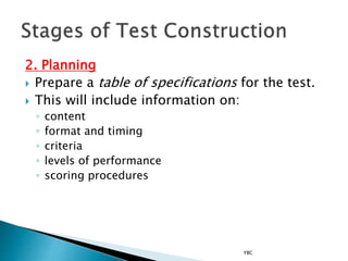 Designing Classroom Language Tests | PPTX