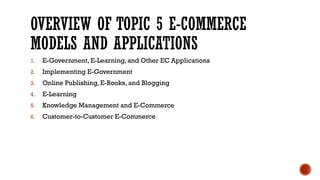 Topic 5 E-COMMERCE MODELS AND APPLICATIONS.pptx