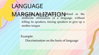 Marginalize Verb Example Image Lesson_Topic 5_Economic Marginalization.pptx