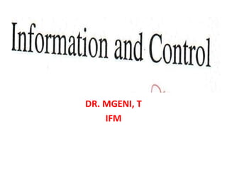 DR. MGENI, T
IFM
 