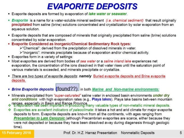 topic 11 evaporite salt deposits how do salt deposits form