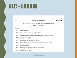 NLC - LAROW
Dr. Sharifah & Dr. Ainul 2
 