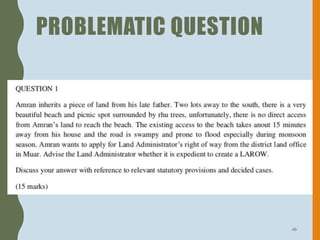PROBLEMATIC QUESTION
46
 