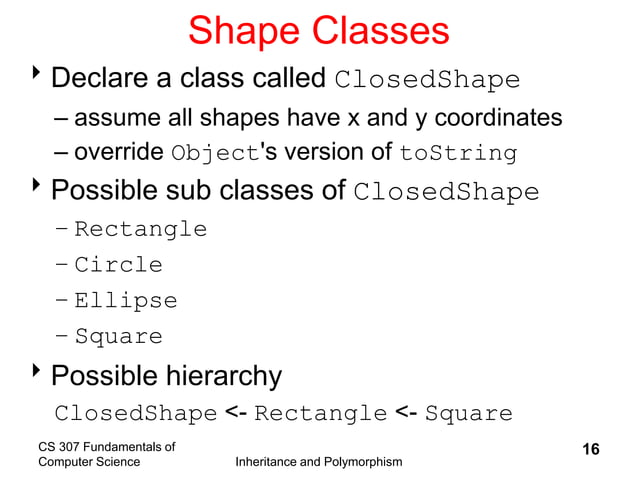 Topic6inheritanceAndPolymorphism.ppt