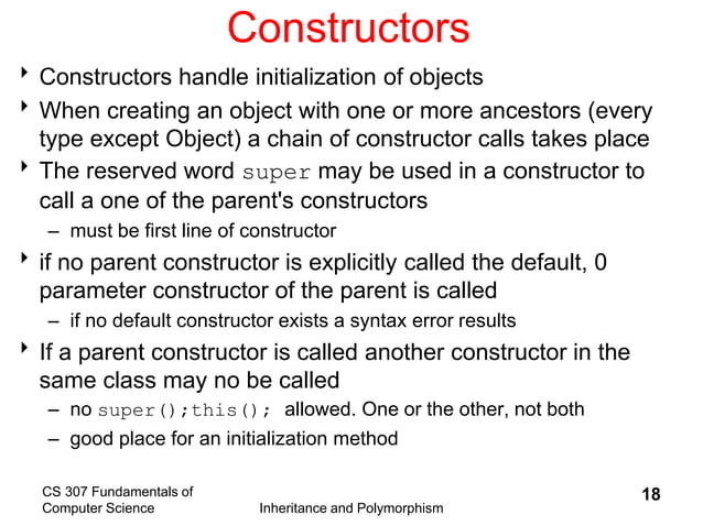 Topic6inheritanceAndPolymorphism.ppt