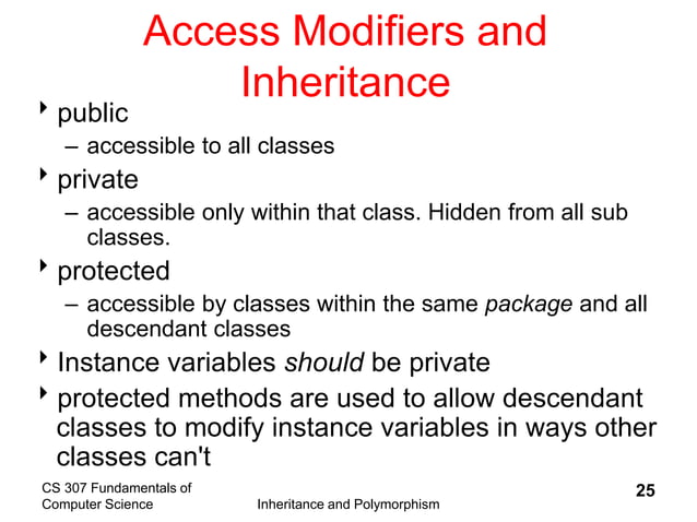 Topic6inheritanceAndPolymorphism.ppt