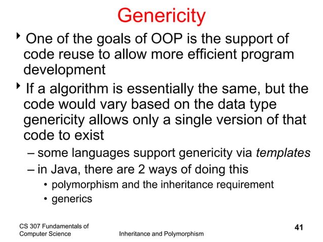 Topic6inheritanceAndPolymorphism.ppt