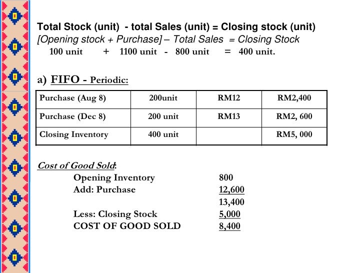 Topic 6 Inventory