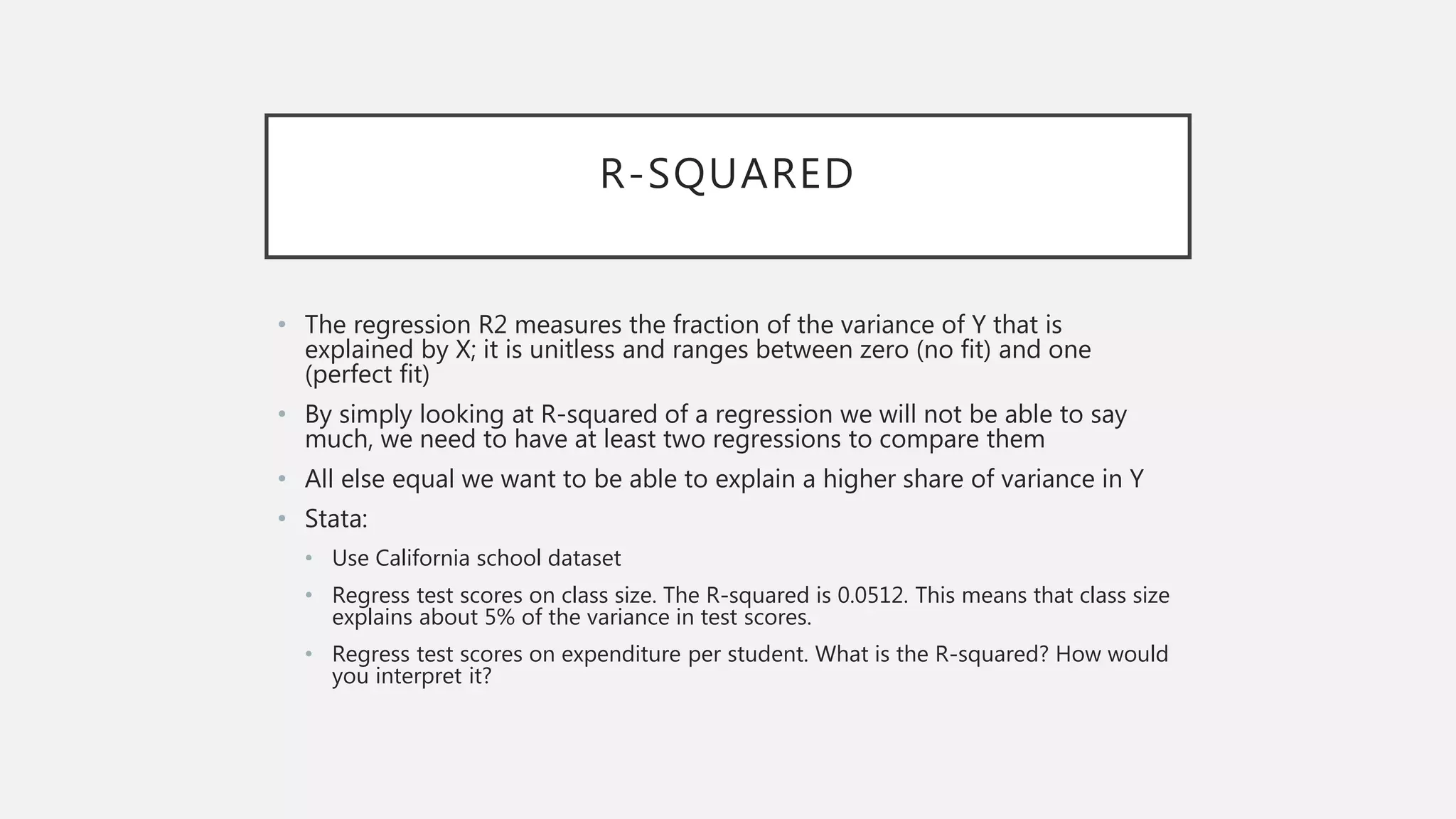 R2 Explained Topic 6 (model specification) | PPTX