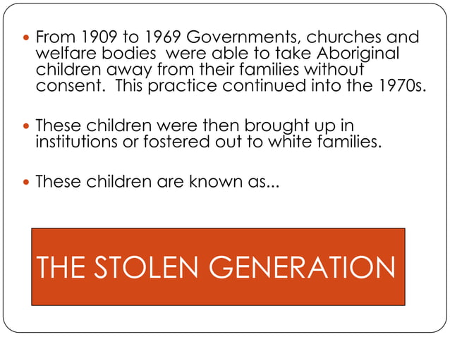 The Stolen Generation: A Legacy of Loss, Identity, and the Fight for Reckoning