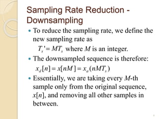 Topic 6 Sampling Rate Conversion (std).pdf