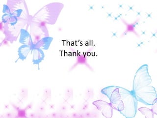 That’s all.
Thank you.
 