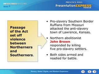 John Brown Ruffians Topic 7 | PPT