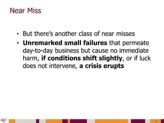 HBR - How to Avoid Catastrophe | PPTX
