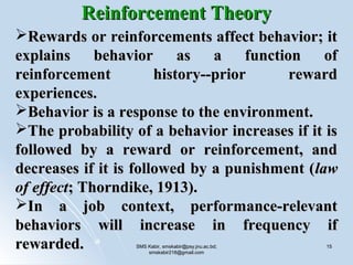 Theories of Employee Motivation | PPT
