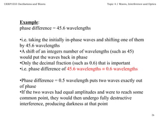 Topic 7 wave_interference(latest) | PPTX