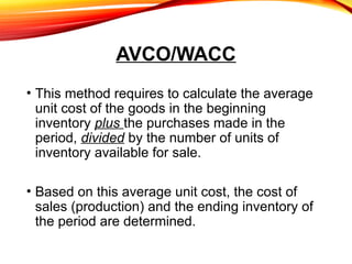 TOPIC 8-INVENTORY_Combined.pptx ACCOUNTING | PPTX