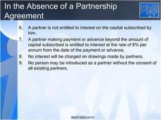 Topic 8 Partnership Part I
