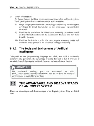 Topic 8 expert system | PDF