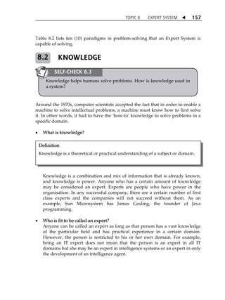 Topic 8 expert system | PDF