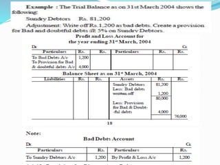 Topic 9 final accounts