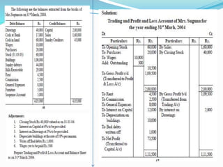Topic 9 final accounts