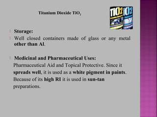Tio2 Packaging Container Protective Topical agents | PPT