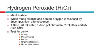 Topical agents: Inorganic Pharmaceutical Chemistry | PPTX