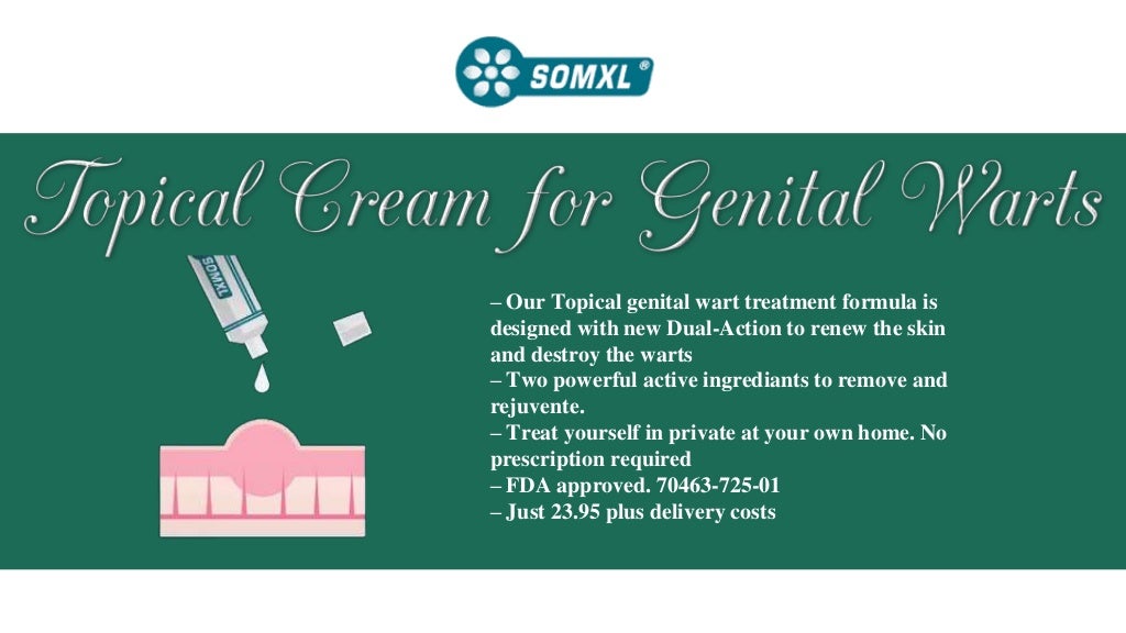 Topical Cream for Genital Warts Wartcream