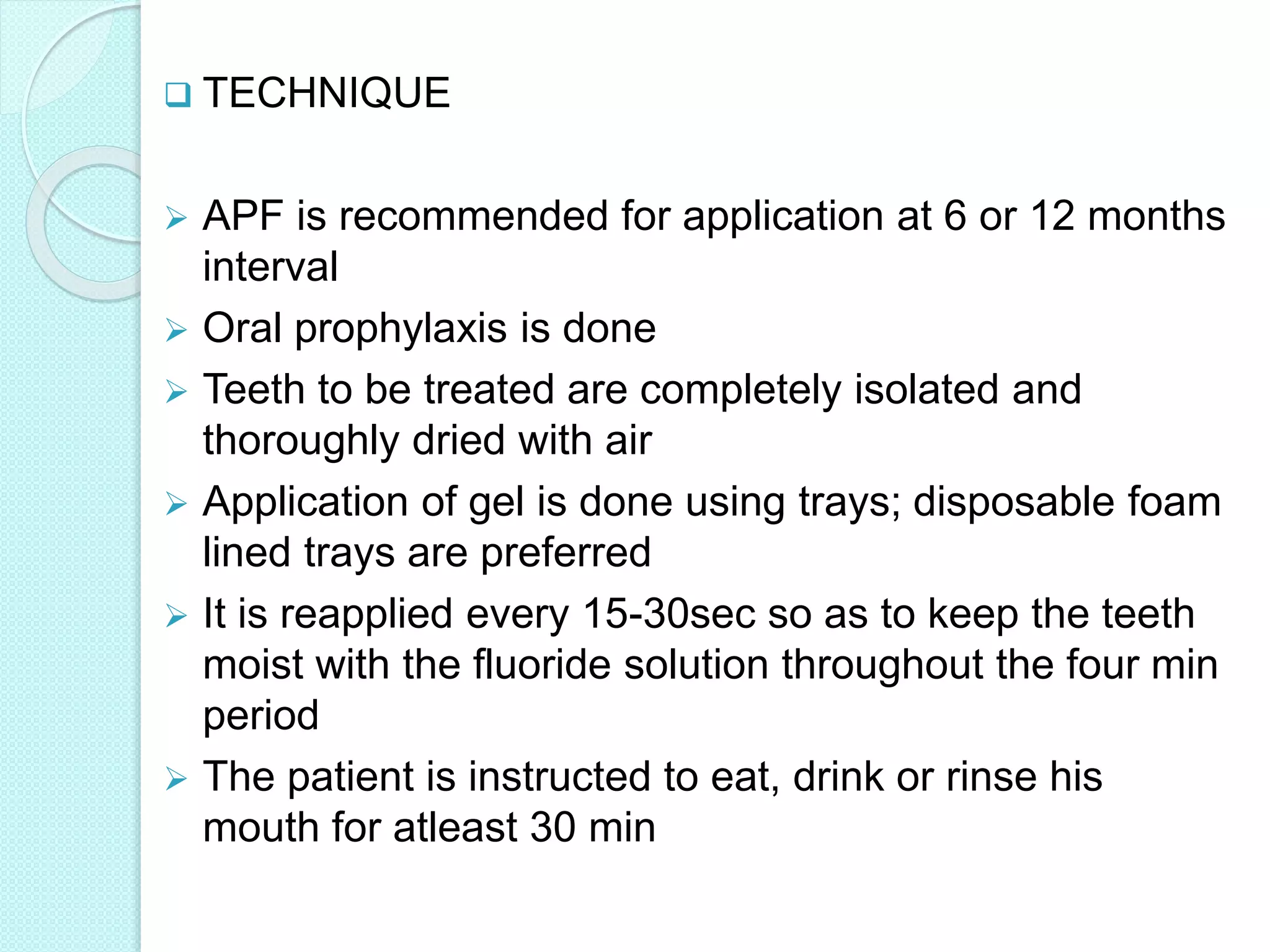 Topical fluorides in dentistry | PPTX