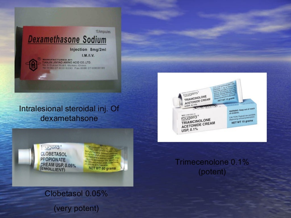 Topical keratolytics & topical steroids
