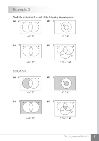 Set Language Maths mathematics o level book | PDF