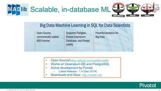 A Pipeline for Distributed Topic and Sentiment Analysis of Tweets on Pivotal Greenplum Database