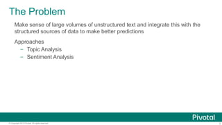 A Pipeline for Distributed Topic and Sentiment Analysis of Tweets on Pivotal Greenplum Database