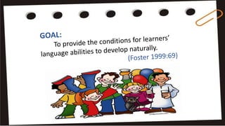 Topic and task based syllabus