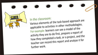 Topic and task based syllabus