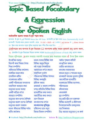 Topic based vocabulary & expression for spoken english | PDF