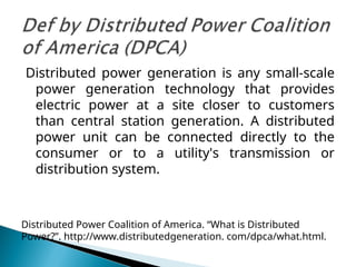Deregulated Power Markets and Distributed Generation in Modern Power ...