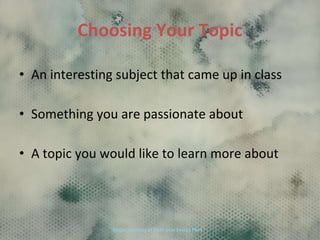 Topic You Topic Development- Music 12A | PPTX