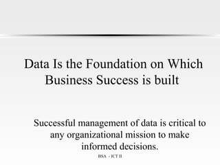 Data Management | PPT