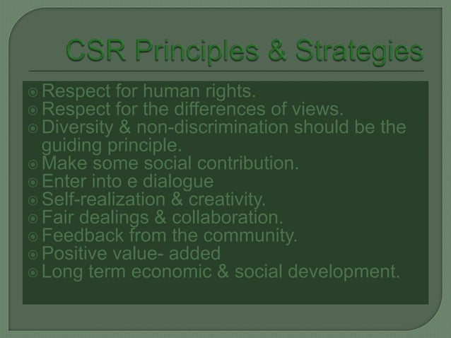 Corporate Social Responsibility Topics corporate social responsibility | PPT