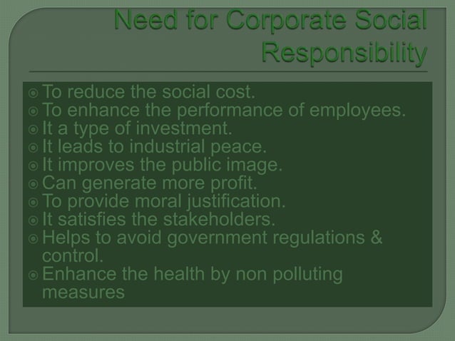 Corporate Social Responsibility Topics corporate social responsibility | PPT