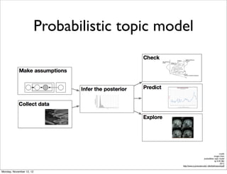 An Introduce to Topic Model | PPT