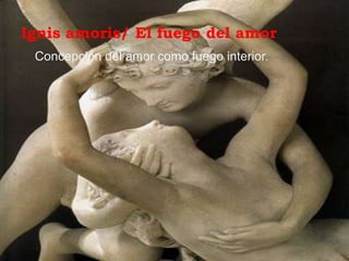 Ignis amoris/ El fuego del amor
 Concepción del amor como fuego interior.
 