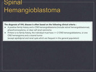 Topic review spinal cord tumor new | PPTX