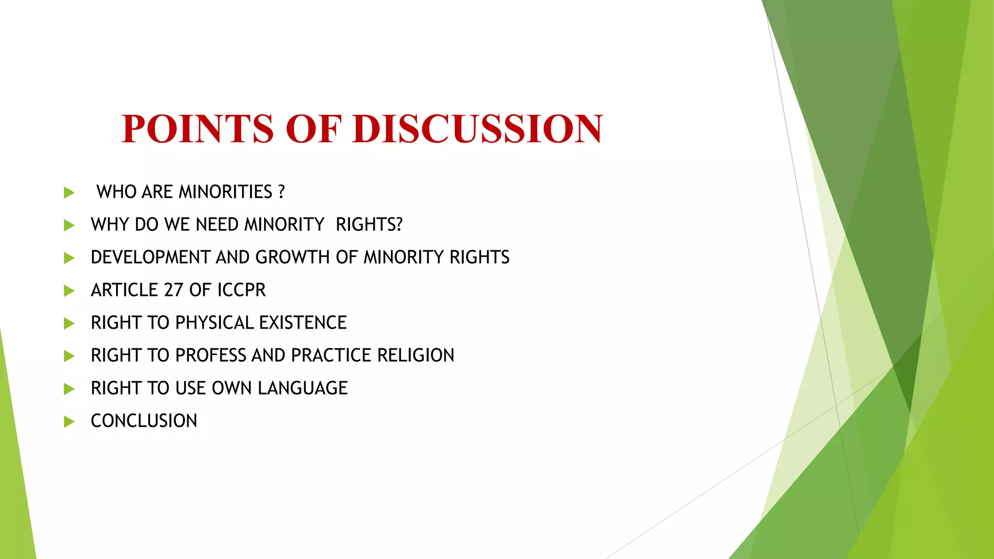 TOPIC – RIGHTS OF MINORITIES UNDER INTERNATIONAL LAW.pptx