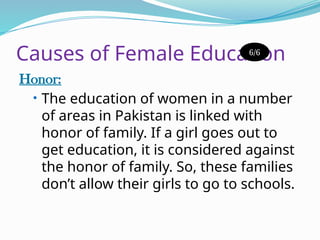 Topic Role of Female Education in Society.pptx